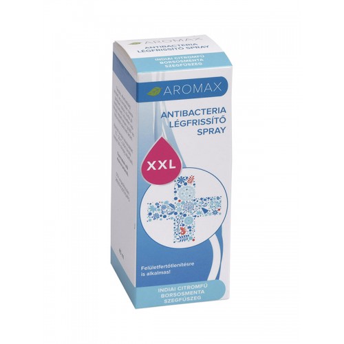 Aromax  Antibakteriális légfrissítő Indiai citromfű,borsosmenta,szegfűszeg, 40 ml